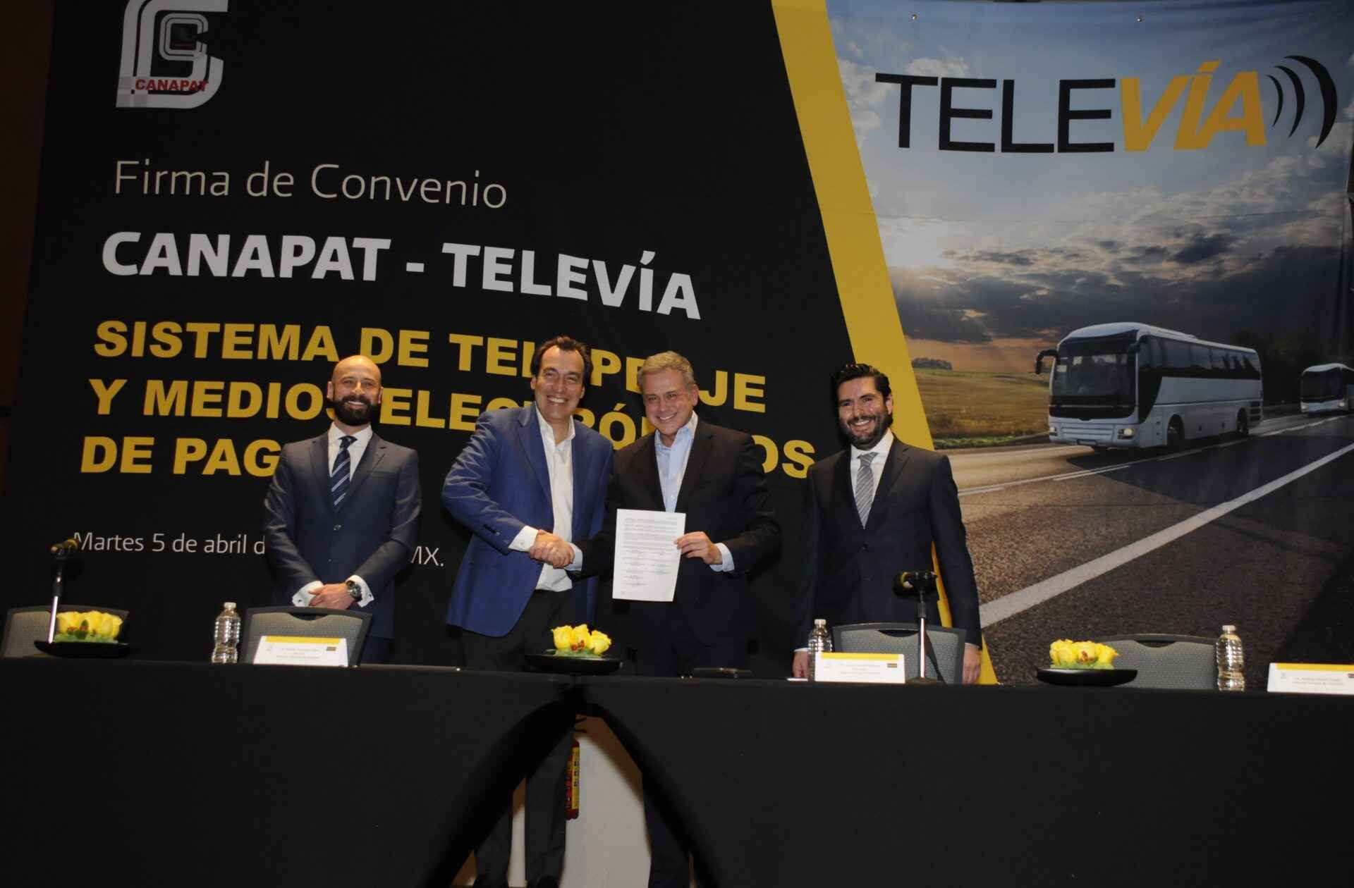 Televía se une con CANAPAT para aumentar el servicio de telepeaje