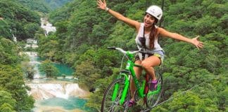 SkyBike en Adventureland Huasteca