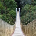 Puente colgante Pueblos Mancomunados