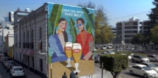 Conoce el mural cervecero hecho con semillas de malta en México