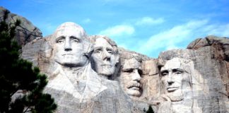 Mount Rushmore en Estados Unidos