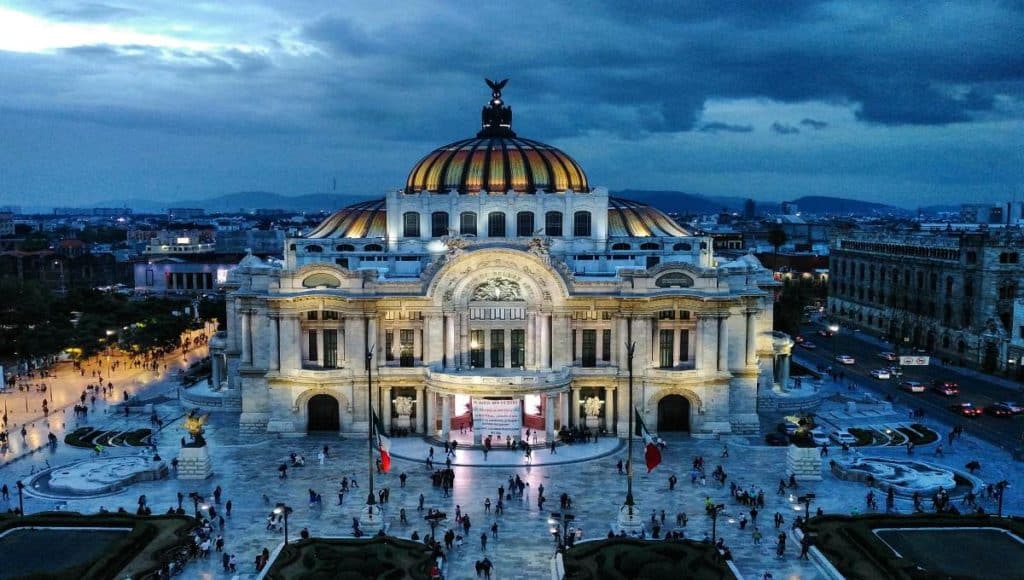 Turismo cultural. Palacio de Bellas Artes