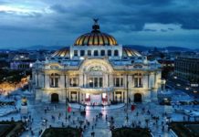 Turismo cultural. Palacio de Bellas Artes