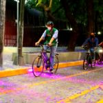 Ciclovía luminosa Miguel Hidalgo