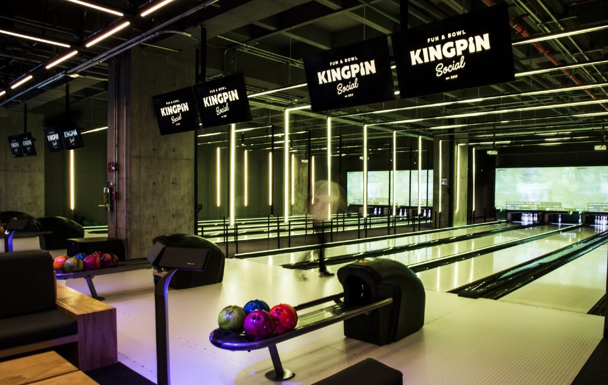 kingpin social, un boliche sports bar muy cool de la cdmx