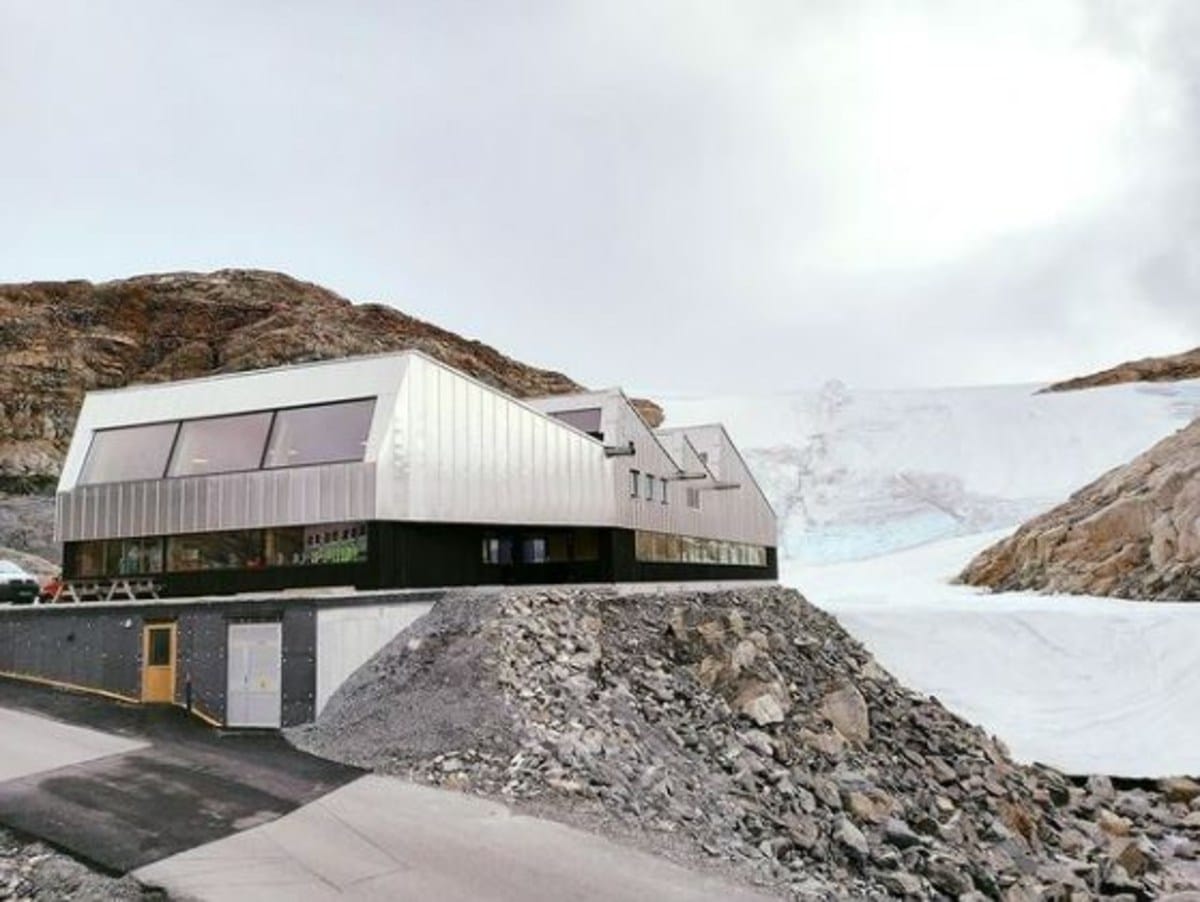 noruega: un glaciar te recibe en folgefonna glacier center