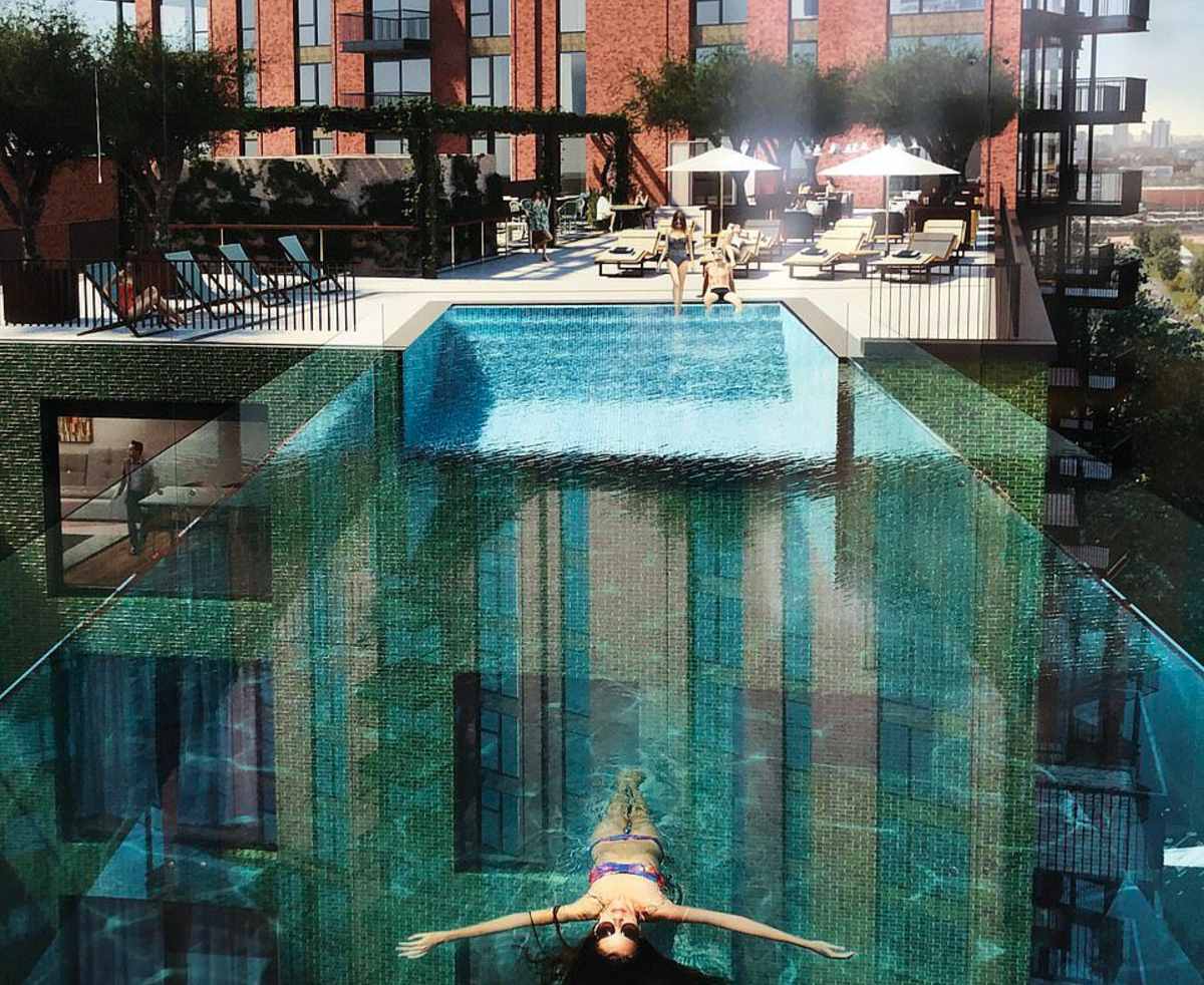 ¿una piscina flotante? así es embassy gardens sky pool