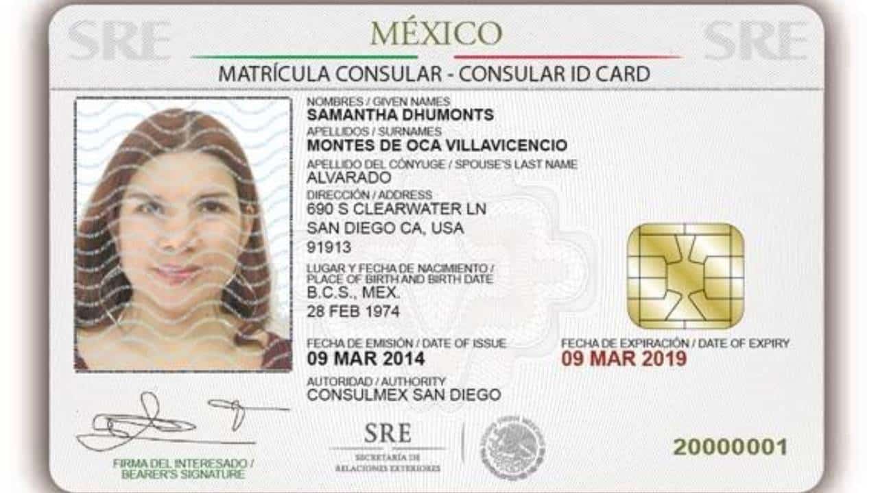 matricula consular mexico