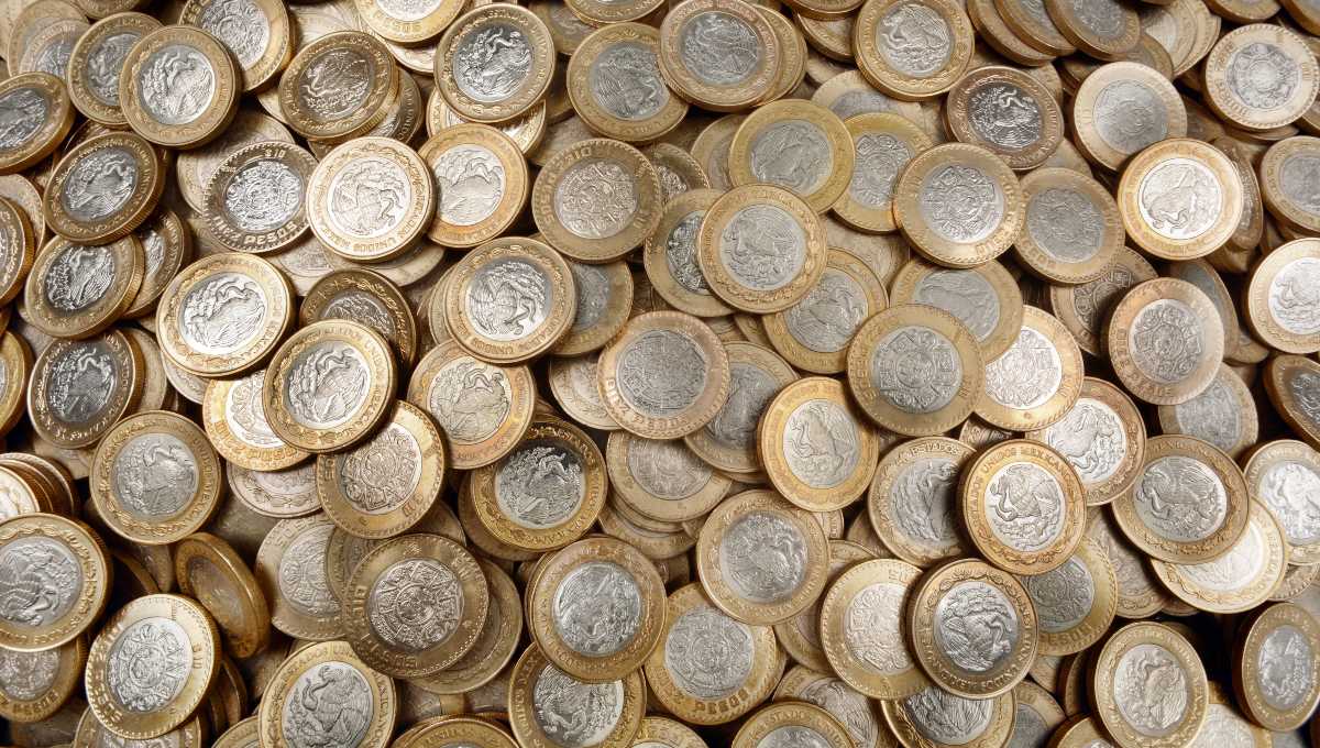 monedas conmemorativas de 10 y 20 pesos