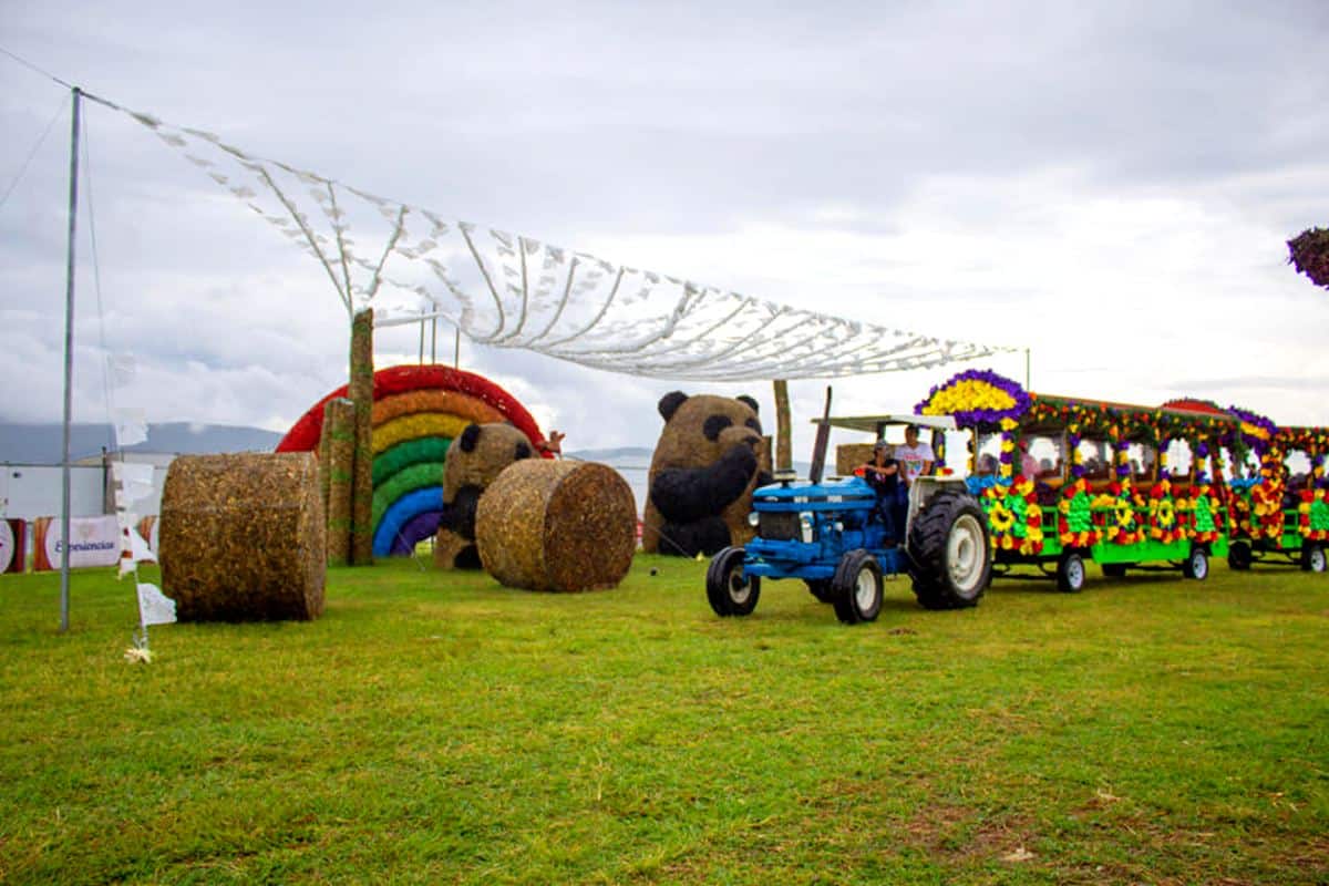 Festival de Paja, un mundo de esculturas gigantes en Atlixco