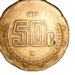 moneda de 50 centavos 9 mil pesos