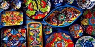 piezas de mayólica artesanía en Guanajuato