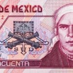 billete de 50 pesos de 1994