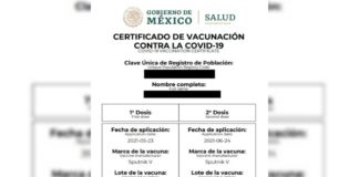 certificado de vacunacion hidalgo