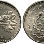 monedas antiguas de 5 pesos