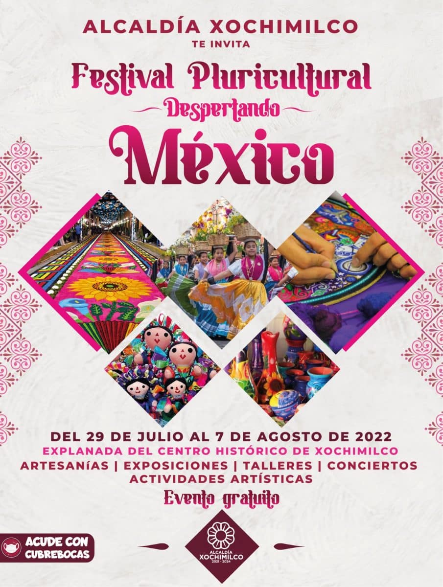 festival pluricultural despertando méxico en xochimilco, donde habrá artesanías - 1