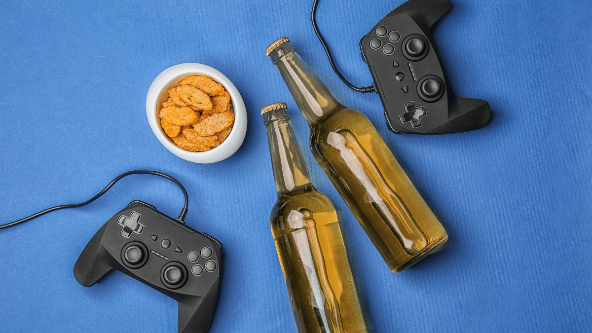 cerveza y videojuegos