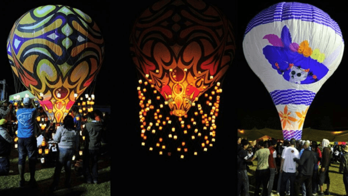 Globos de cantoya en Ohtenco