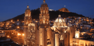 Catedral de Zacatecas por la noche