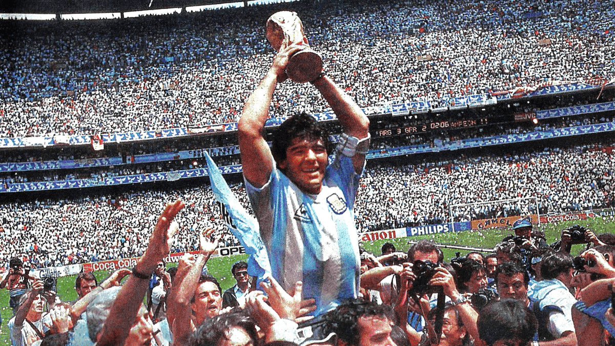 La Selección Argentina ganó la Copa Mundial en 1986