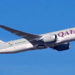 Avión de la aerolínea Qatar Airways