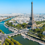 Oferta turística. destinos más famosos en el mundo: París, Francia