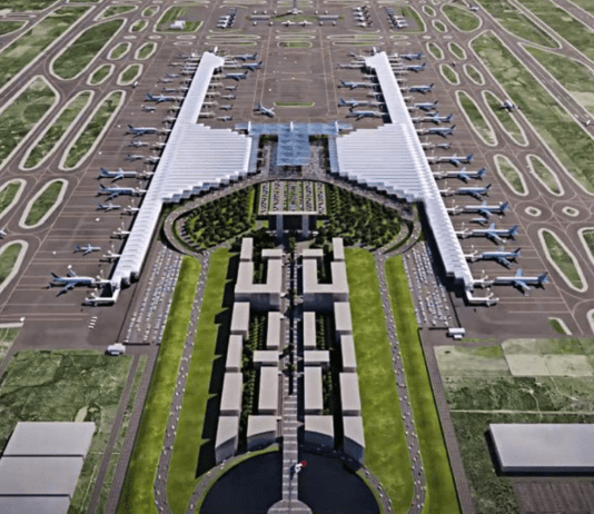 el aifa visto desde las alturas