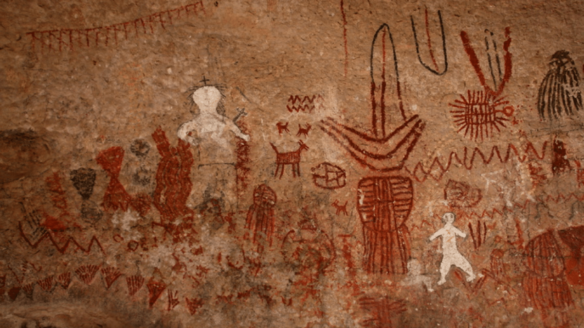 Pintura rupestre de El Zape Chico, Durango