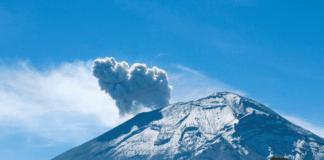 Explosión popocatépetl