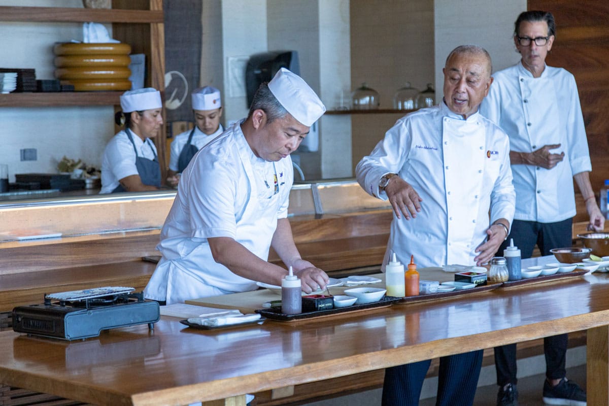 nobuyuki matsuhisa en master class de sushi