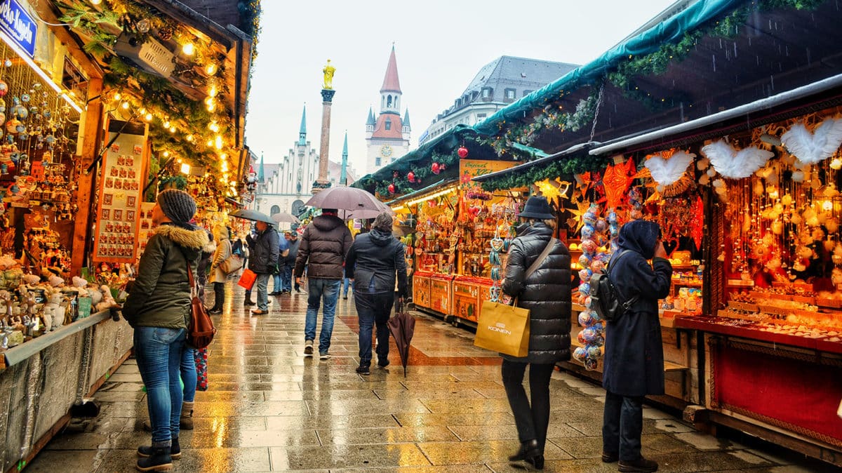 Mercado navideño en Christkindlmarkt, Viena