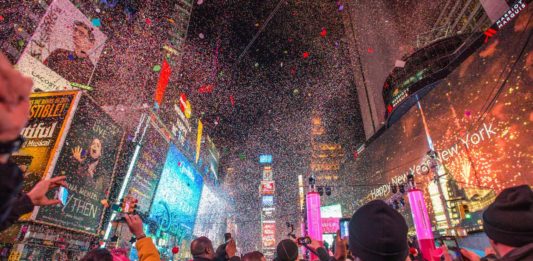 mejores ciudades para festejar el Año Nuevo. times square, año nuevo