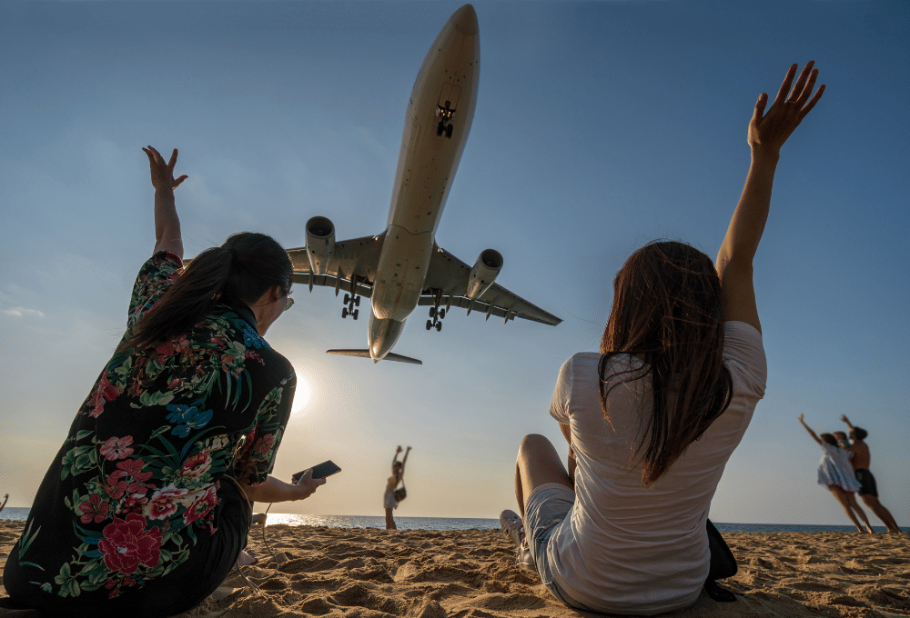 turismo. récord de pasajeros en vuelos nacionales e internacionales