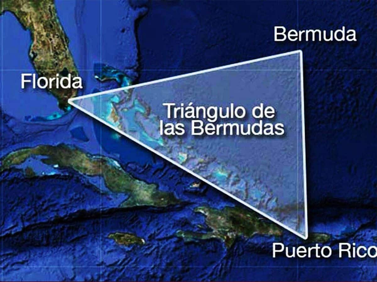 ubicación de el triángulo de las bermudas