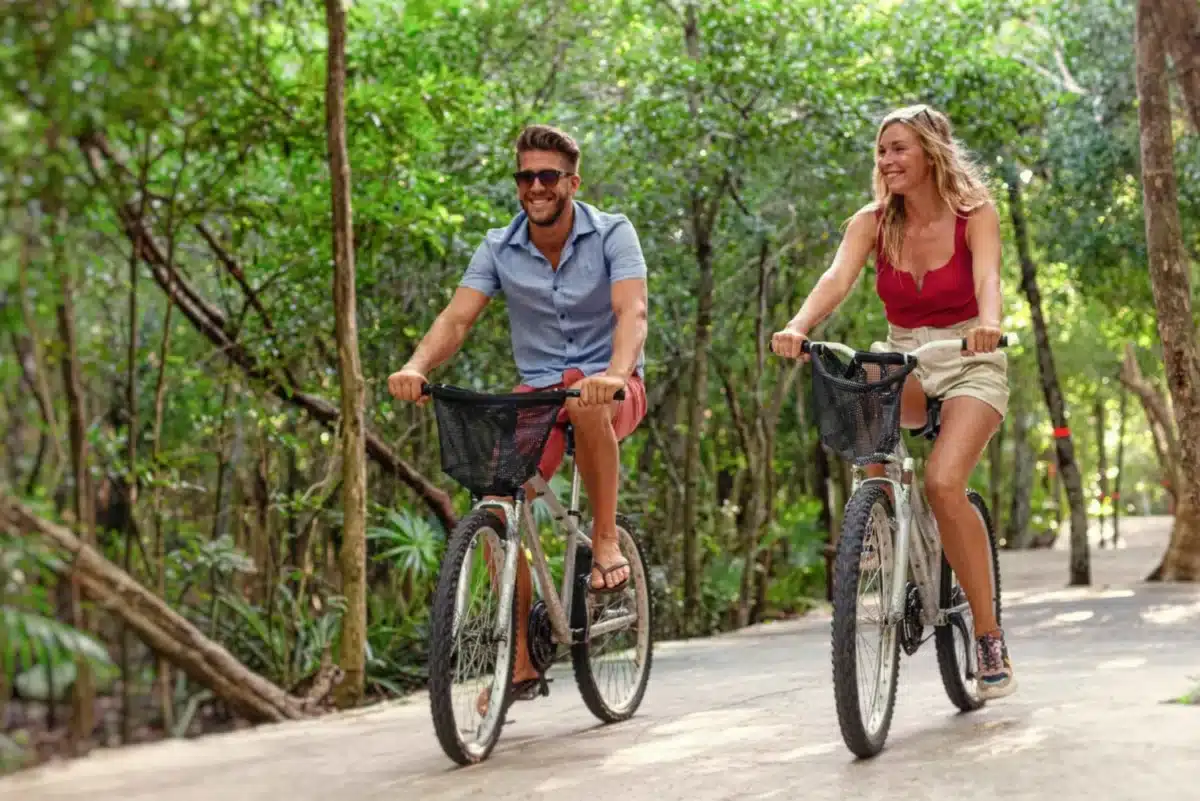 riviera maya en bici.