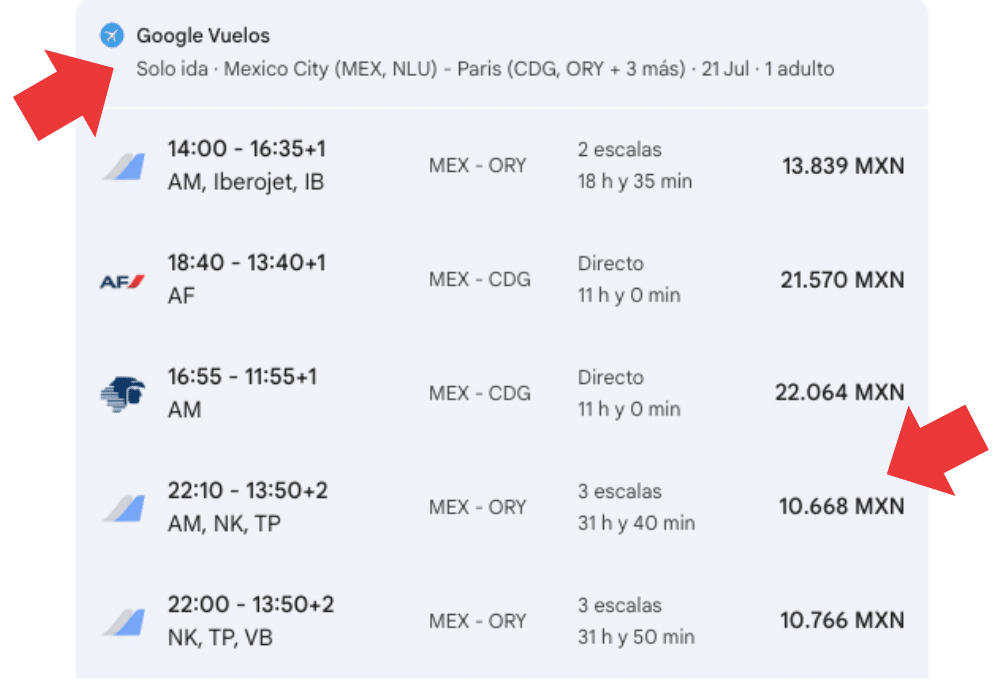 mejores precios para volar. juegos olímpicos parís