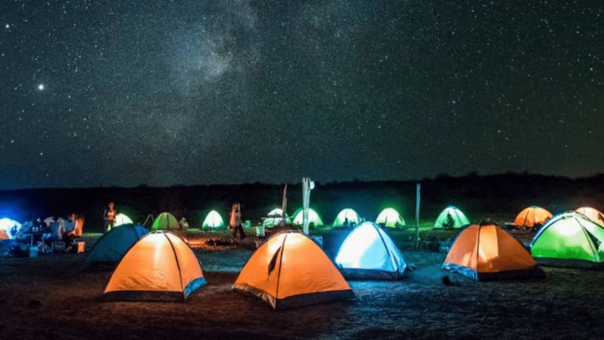 desierto de sonora. camping