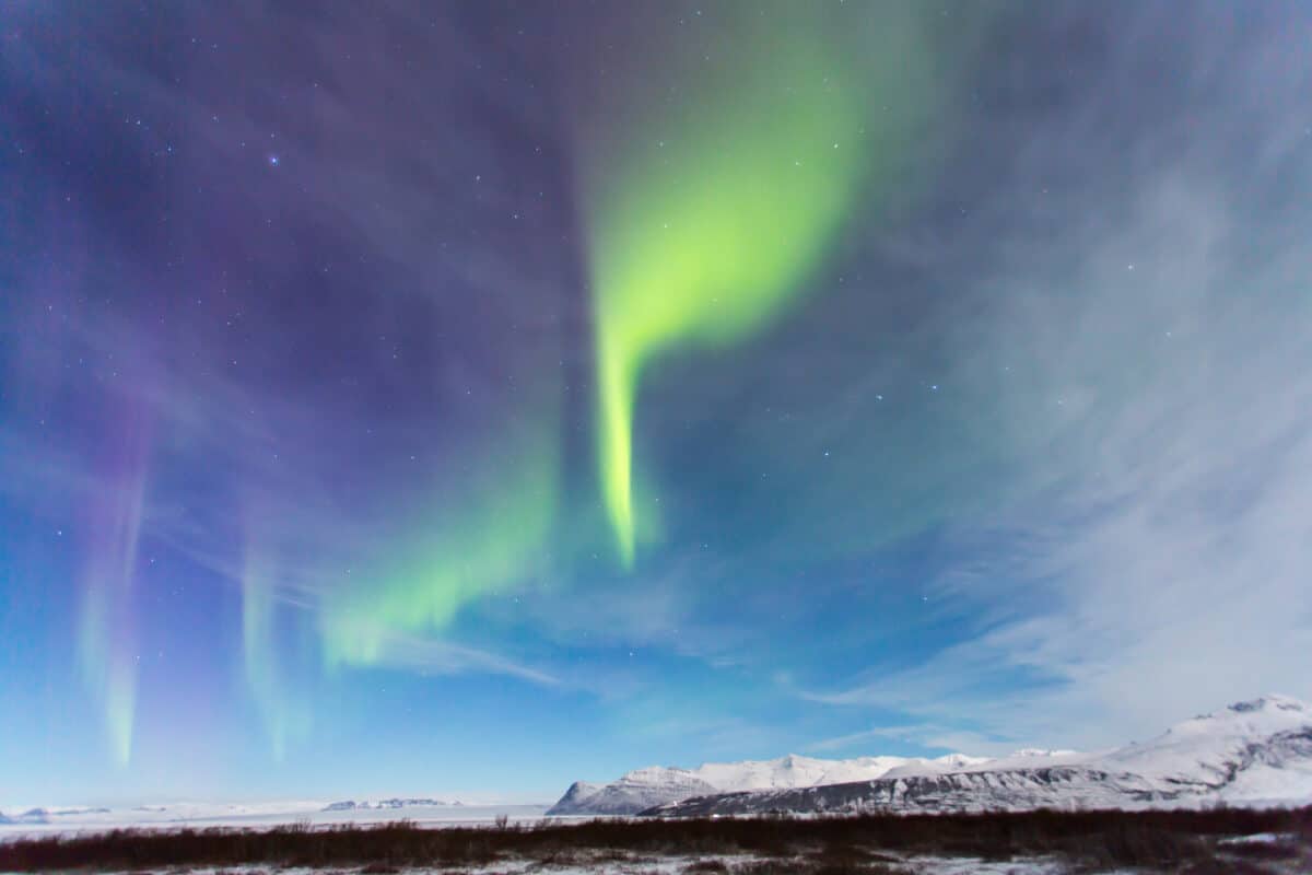 auroras boreales en suecia