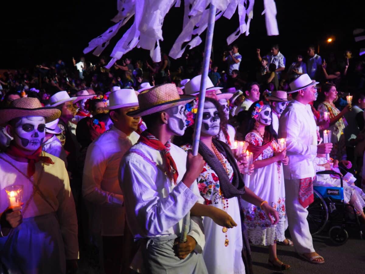 día de muertos en mérda.