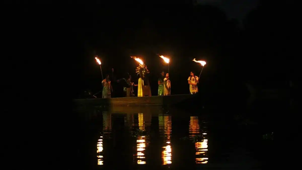 la llorona, en xochimilco, por día de muertos