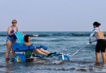 Playa inclusiva en Boca del Río, Veracruz