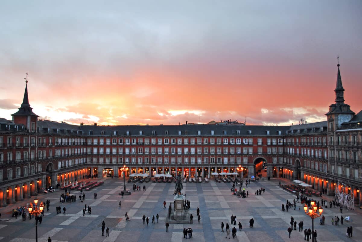 plaza mayor, madrid, españa