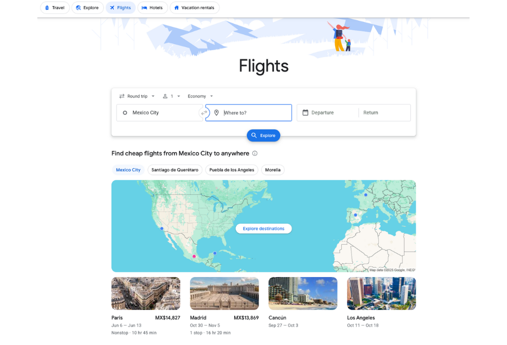 Estrategias para encontrar ofertas de viajes. Rastrea tarifas de vuelos