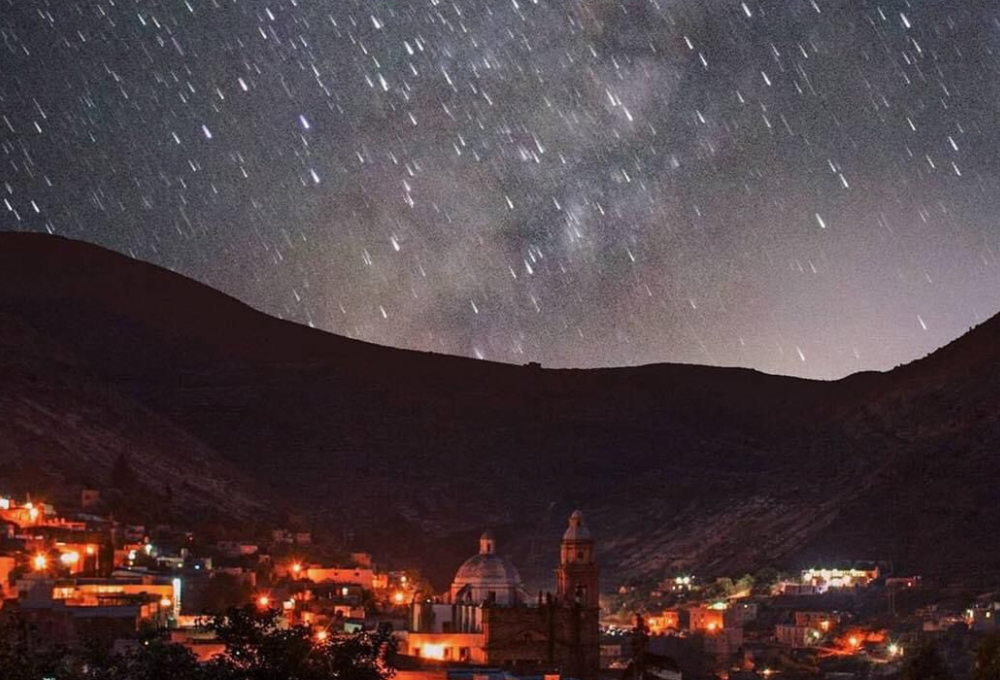 Real de Catorce, San Luis Potosí. Noche de estrellas. Nocturismo