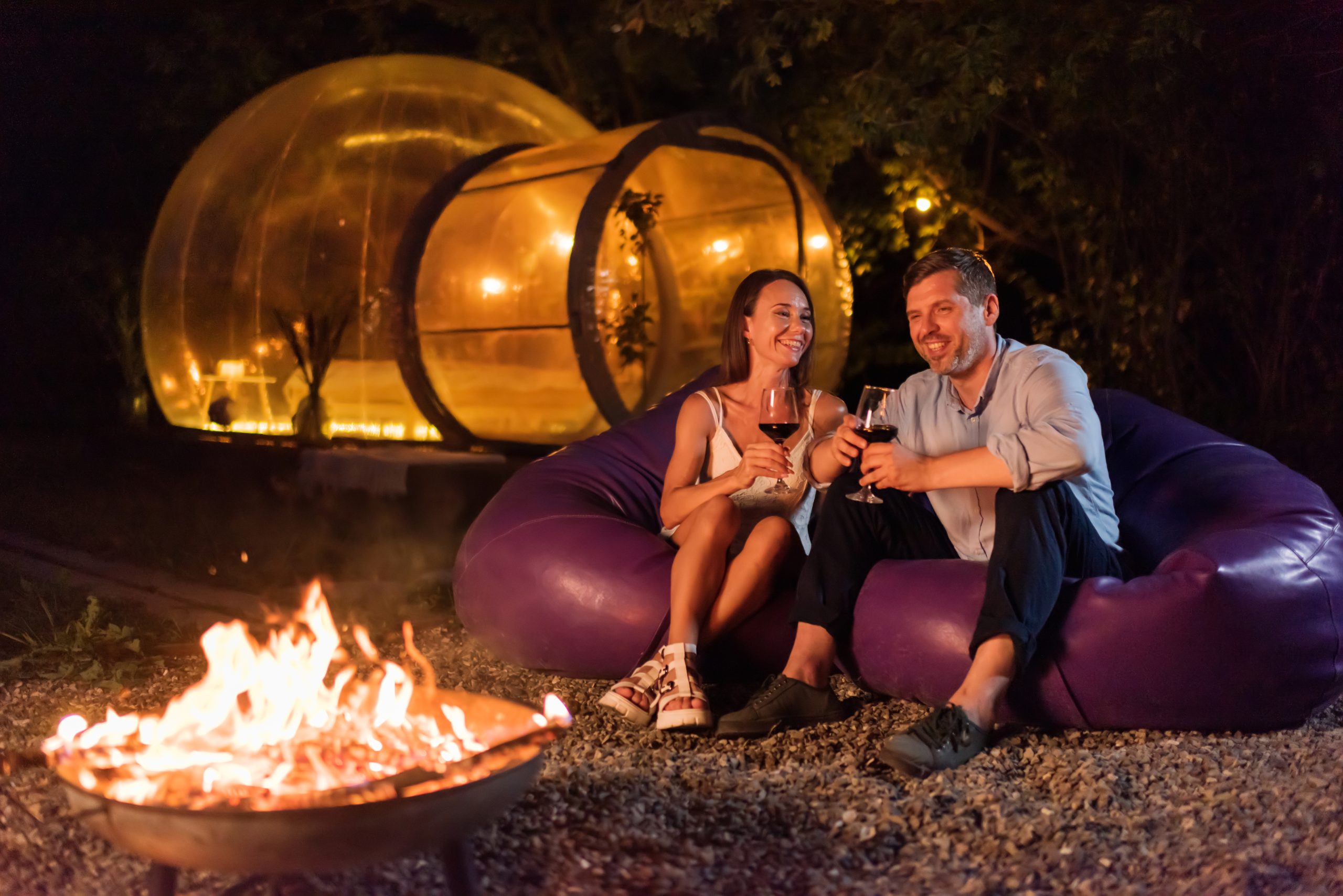 Nocturismo. Glamping de noche en pareja