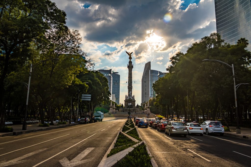 Paseo-de -a-Reforma.-Ángel-de-la-Independencia