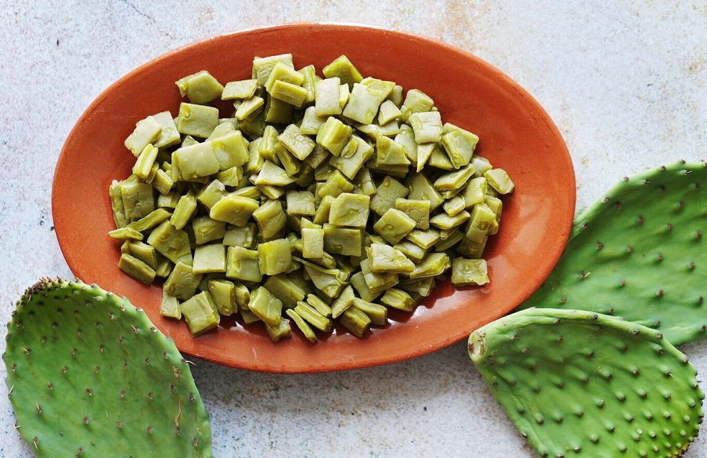 Nopales cortados