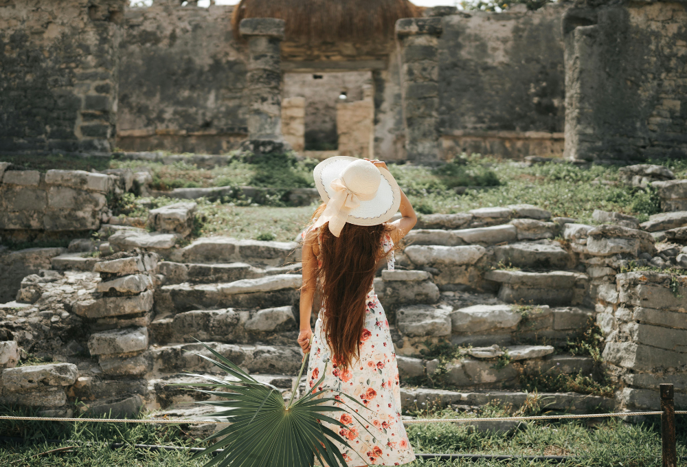 Visitar las ruinas maya en Tulum.