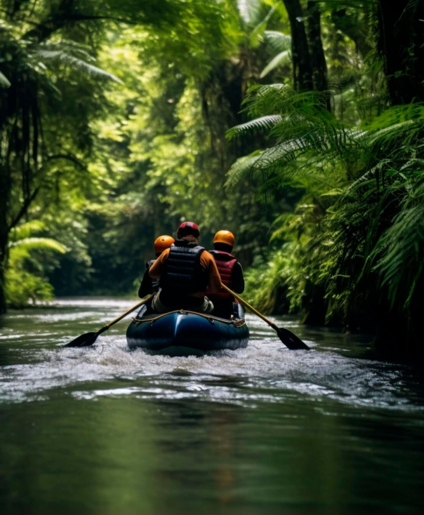 Rafting, una actividad de turismo de aventura