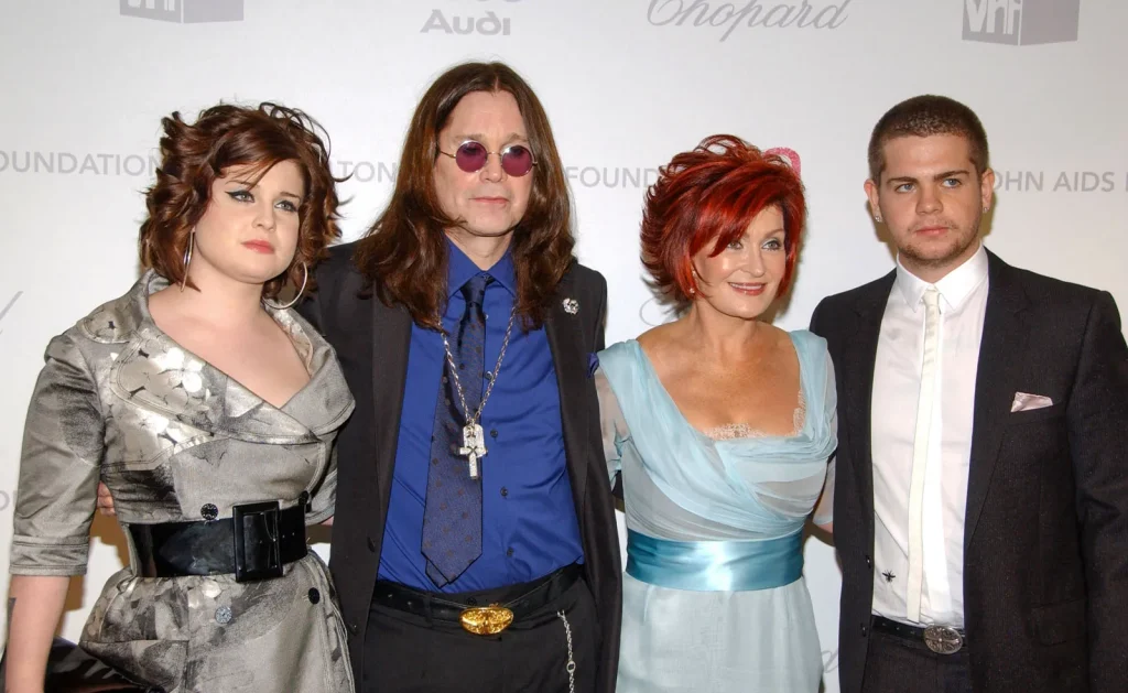 Ozzy Osbourne y familia